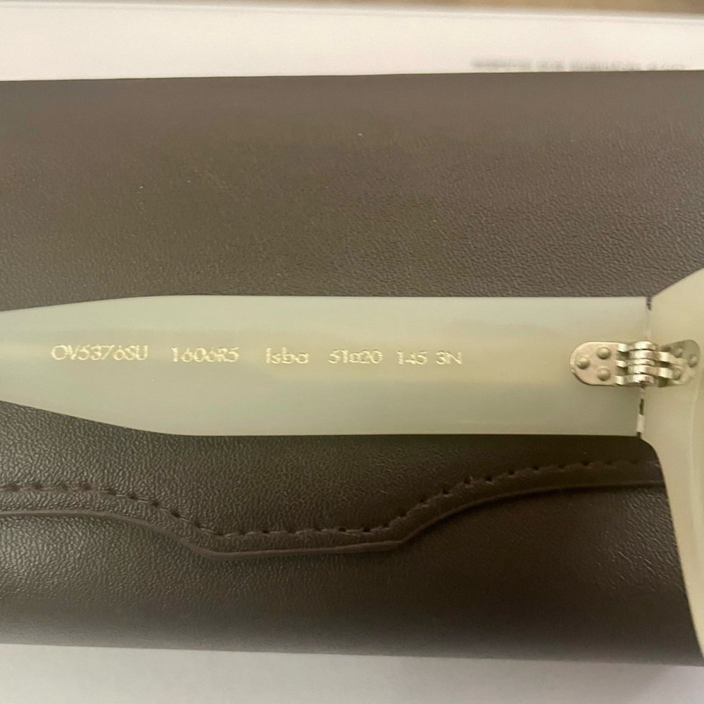 NEW Oliver Peoples Isba Sunglasses Ecru Cream Vintage Classic Designer - Picture 3 of 10